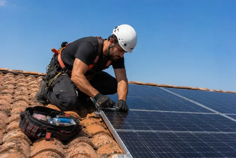 Maintenance et monitoring de panneaux solaires à Longages